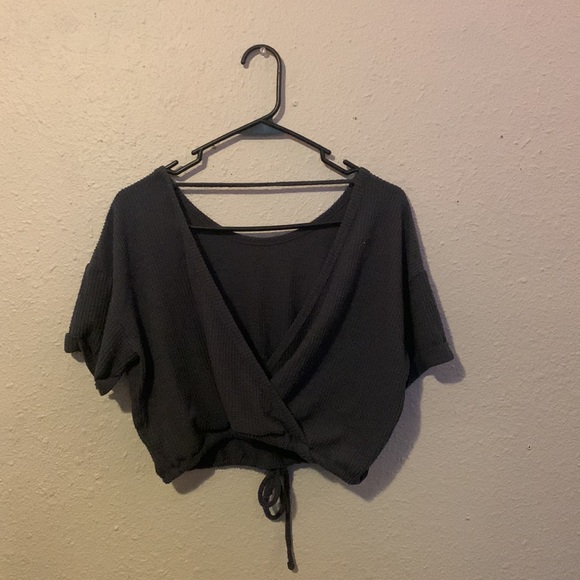 Dark Blue crop top - Picture 2 of 2
